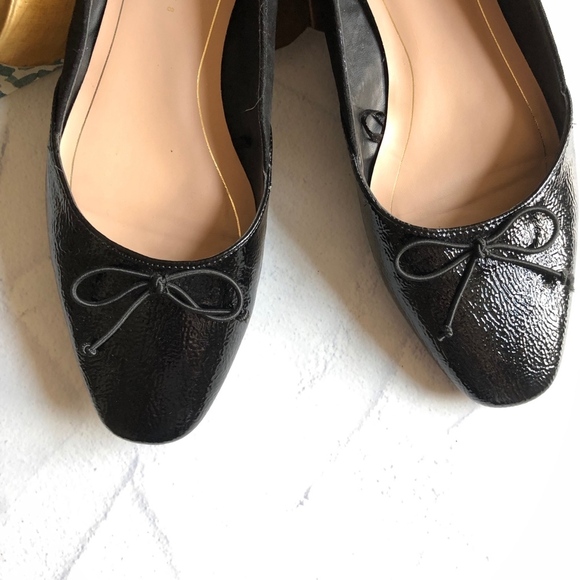 Zara Trafuluc Black Embossed Flats 38 - Picture 5 of 8